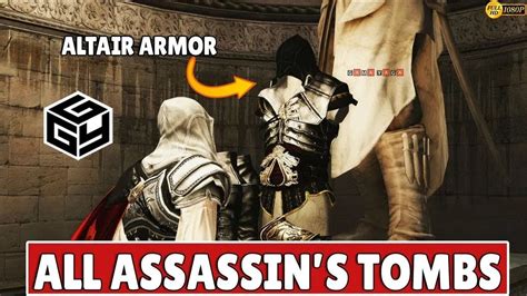 Assassins Creed 2 How To Unlock Altair Outfit All Assassins Tombs 1080p 60fps Pc Youtube