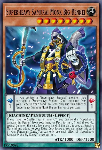 Yu Gi Oh Wiki Superheavy Samurai Monk Big Benkei