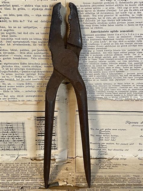 Vintage Pliers An Old Tool Etsy