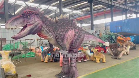 65m Custom Giganotosaurus Model Walking Dinosaur Costume In Hidden