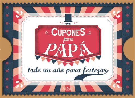 Vales para papá Libro con 52 cupones de regalo para consentir a papá