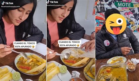 Tiktok viral Perú joven lleva a su pareja a restaurante y termina