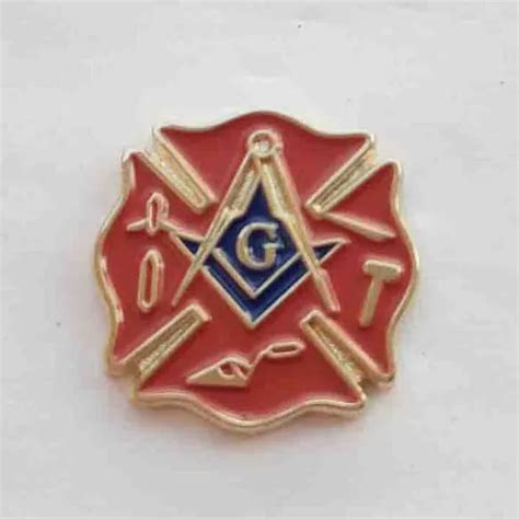 M226 Custom Lapel Pin Wholesale 100pcs Masonic Lodge Fireman Fire