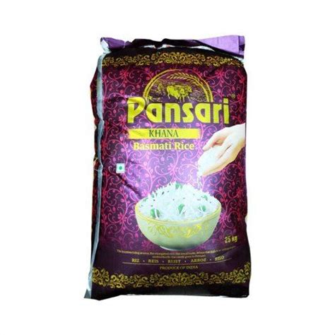 Natural And Organic White Pansari Khana Basmati Rice For Cooking