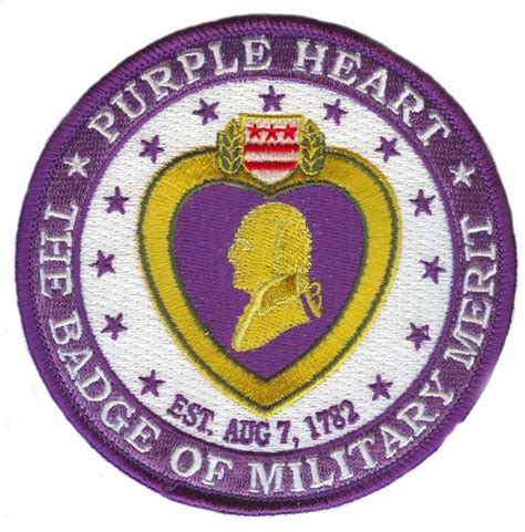 Purple Heart Medal 4 Patch