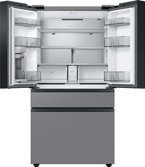 Samsung Bespoke 23 Cu Ft Stainless Steel French Door Refrigerator With Autofill Water Pitcher