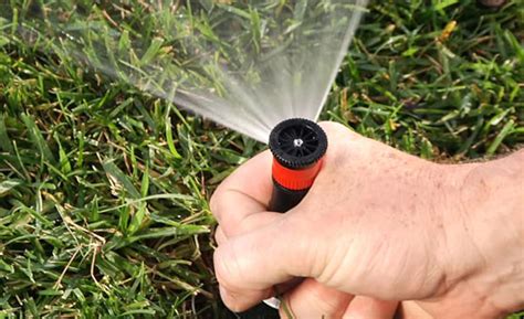 How To Adjust Sprinkler Heads