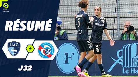 Le Havre Strasbourg Le R Sum Ligue Youtube