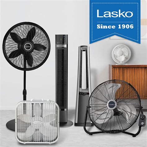 Lasko 20 In 3 Speeds Box Fan In White With Save Smart Technology For