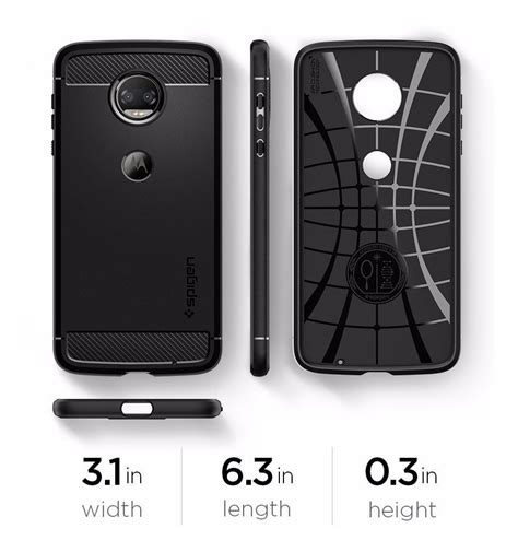 Funda Case Moto Z Force Spigen Rugged Armor Original Tpu En