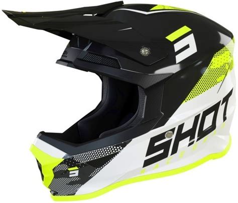 Shot Race Gear Casque Shot Furious Camo Neon Yellow Glossy Colizey