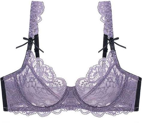 Lace Plus Size Abcde Cup Underwear Women Bras Three Quarter Top Sexy