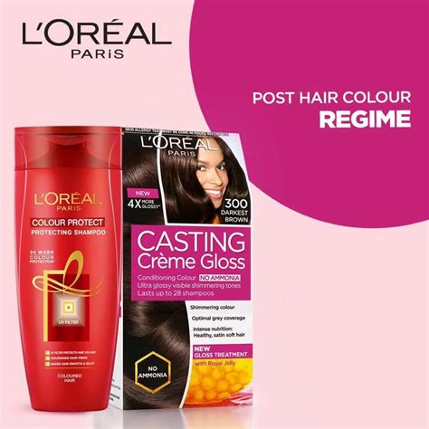 Buy Loreal Paris Casting Creme Gloss 300 Darkest Brown 875g 72ml Hair Color Box Of 1595 G