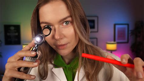 Asmr Annual General Check Up ~ Soft Spoken Medical Rp Eye Exam Ear