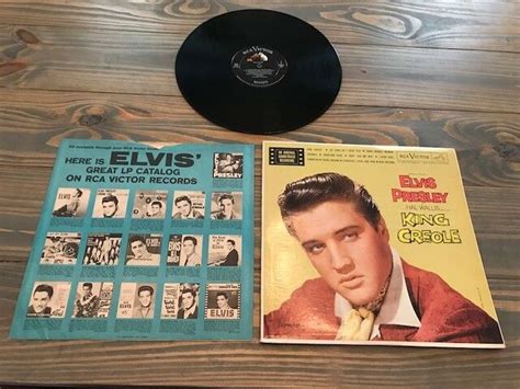 Popsike SUPER RARE ELVIS PRESLEY KING CREOLE RECORD LPM 1884 MONO