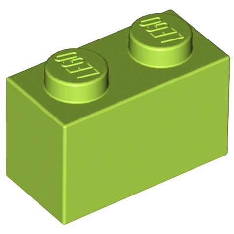 Lego Lime Brick 1 X 2 With Bottom Tube 3004 93792 Brick Owl