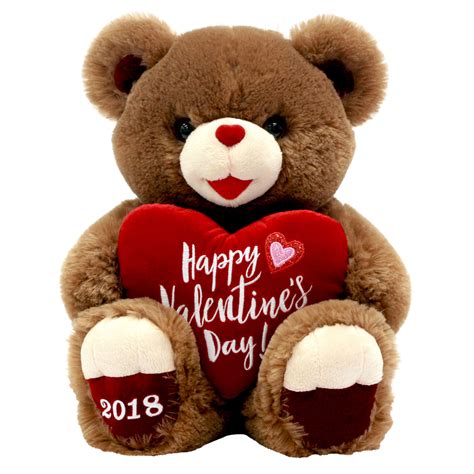 Valentine S Day Stuffed 15 In Sweetheart Brown Teddy Gift Walmart