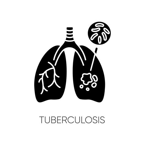 Tuberculosis Black Glyph Icon 3381110 Vector Art At Vecteezy