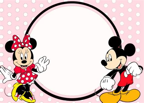 Minnie And Mickey Invitation Template Minnie Invitations Mickey