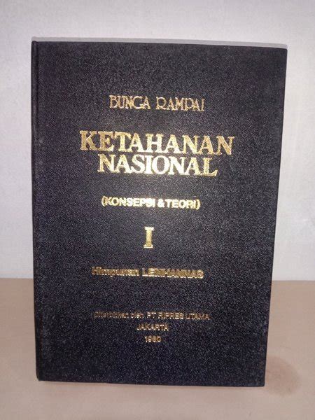 Jual Buku Original Bunga Rampai Ketahanan Nasional Konsepsi Dan Teori I