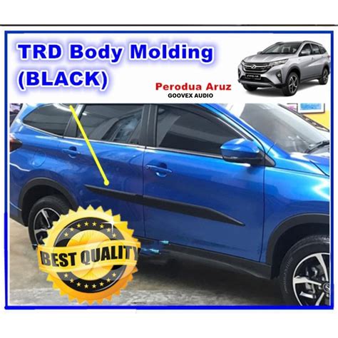 Perodua Aruz Side Door Moulding Trd Design Shopee Malaysia