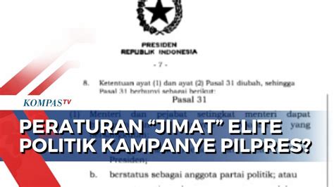 Menengok Laga Pejabat Negara Di Kampanye Pilpres Ada Peraturan