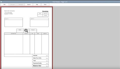 Quickbooks Email Invoices * Invoice Template Ideas