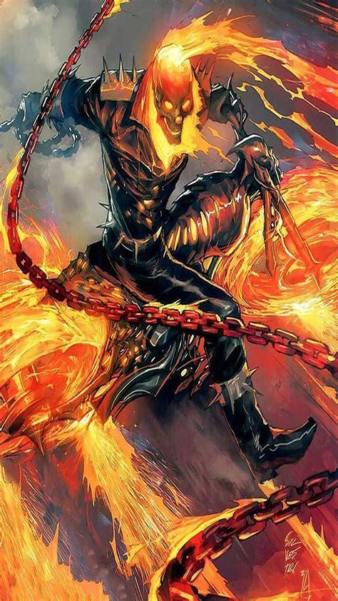 Aggregate More Than Ghost Rider Comic Wallpaper Super Hot In