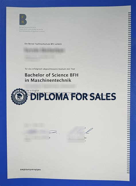 Fake Buas Diploma Bern University Of Applied Sciences Diploma