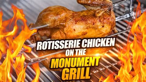 Rotisserie Chicken On A Gas Grill For Beginners Pmp Bbq K Youtube