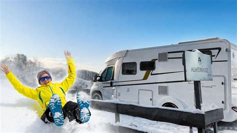 Unsere Erste Tour Mit Dem Wohnmobil Wintercamping In Winterberg Youtube