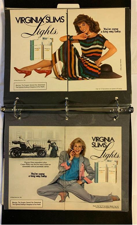 Virginia Slims Ads: 1982-1983 - 41 Different Ads: Dani MInnick - Cheryl ...