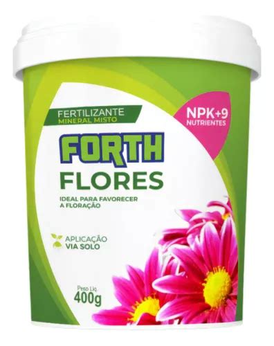 Fertilizante Adubo Forth Flores 400 Gramas