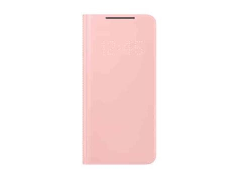 Galaxy S21 5g Led Wallet Cover Pink Mobile Accessories Ef