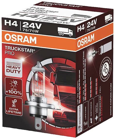 OSRAM Halogenlampa Truckstar H4 75 70 W Conrad Electronic