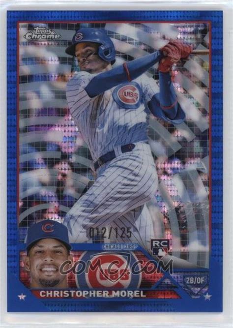 2023 Topps Chrome Base Blue Sonar Refractor 198 Christopher