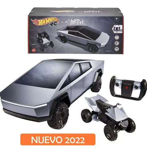 Hot Wheels Rc Tesla Cybertruck Cyberquad 1 10 Original Envío gratis