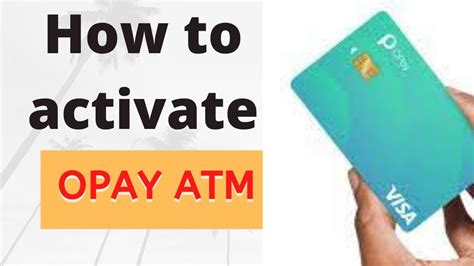 How To Activate New Opay Atm Card Step By Step Youtube