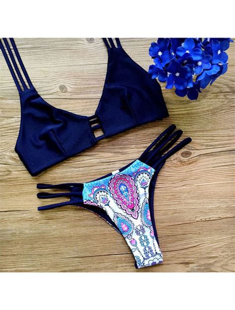 Buy Women Sexy Strap Bikini Halter Push Up Swimsuit Beachwear Small