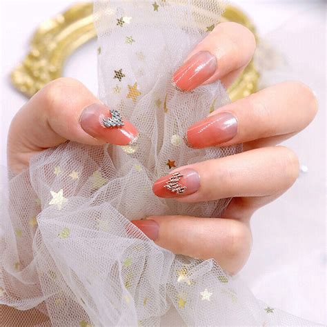 10pcs Diy Glitter 3d Nail Art Decorations Beads Alloy Rhinestone Charm