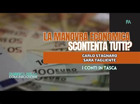 La Manovra Economica Scontenta Tutti Carlo Stagnaro Youtube