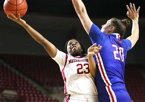 Sam Breen Scores Points Leads Umass Womens Basketball Past Umass