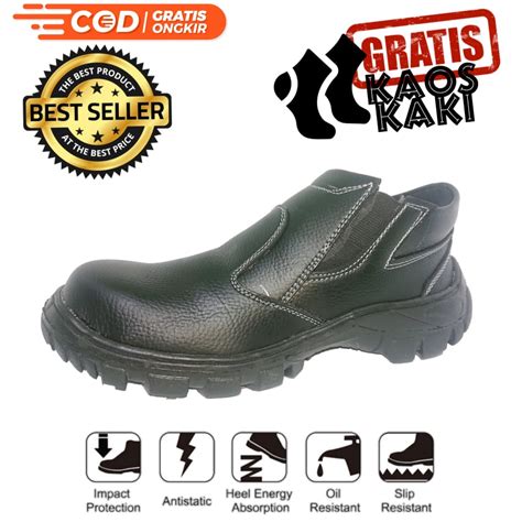 Jual Sepatu Safety Septi King Kickers Gregor Caterpillar Kulit Pu