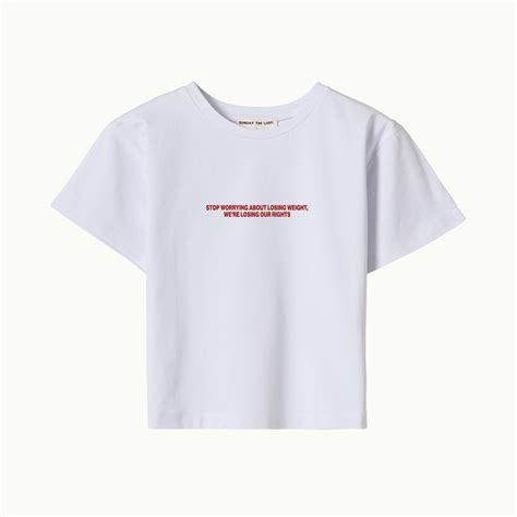 STOP WORRYING ABOUT LOSING WEIGHT, WE'RE LOSING OUR RIGHTS - BABY TEE