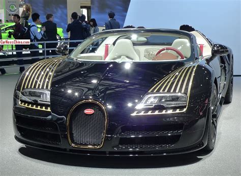 Bugatti Veyron Grand Sport Vitesse Black Bess Debuts On The Beijing