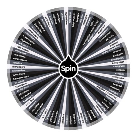 Dere Type Spin The Wheel Random Picker