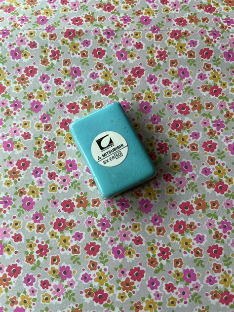 Mitsubishi Boxy Vintage Eraser 80s 90s Retro Boxy Eraser Etsy