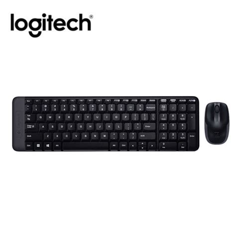 Logitech Mk220 Wireless Keyboard Mice Combo 1000dpi Mouse Usb Receiver Set For Computer Office