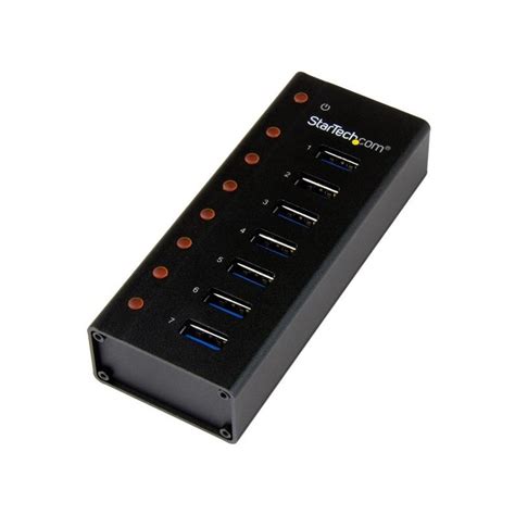 Concentrador Usb 30 De 7 Puertos Con Caja De Metal