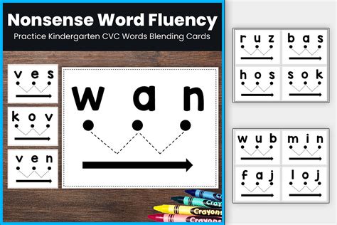 Cvc Nonsense Word Fluency Kit Graphic By Thestudykits · Creative Fabrica